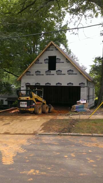 Garage Build on Dellwood Ave